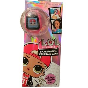 LOL Surprise Interactive Smart Watch Camera Game Band Clip Stand Kids PINK
